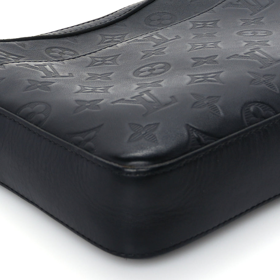 Louis Vuitton Calfskin Monogram Shadow Duo Messenger Black Black Image 7