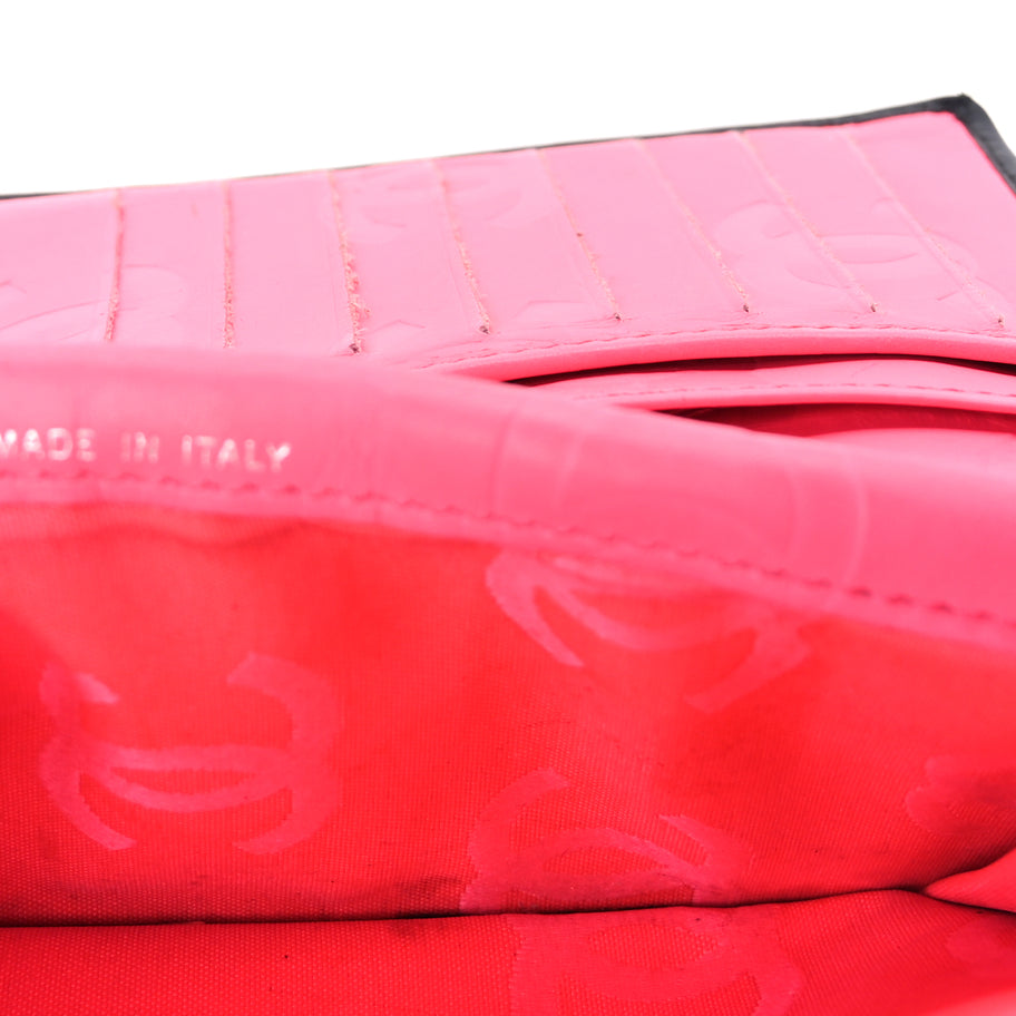 Chanel Calfskin Quilted Cambon Yen Wallet Black Image 5