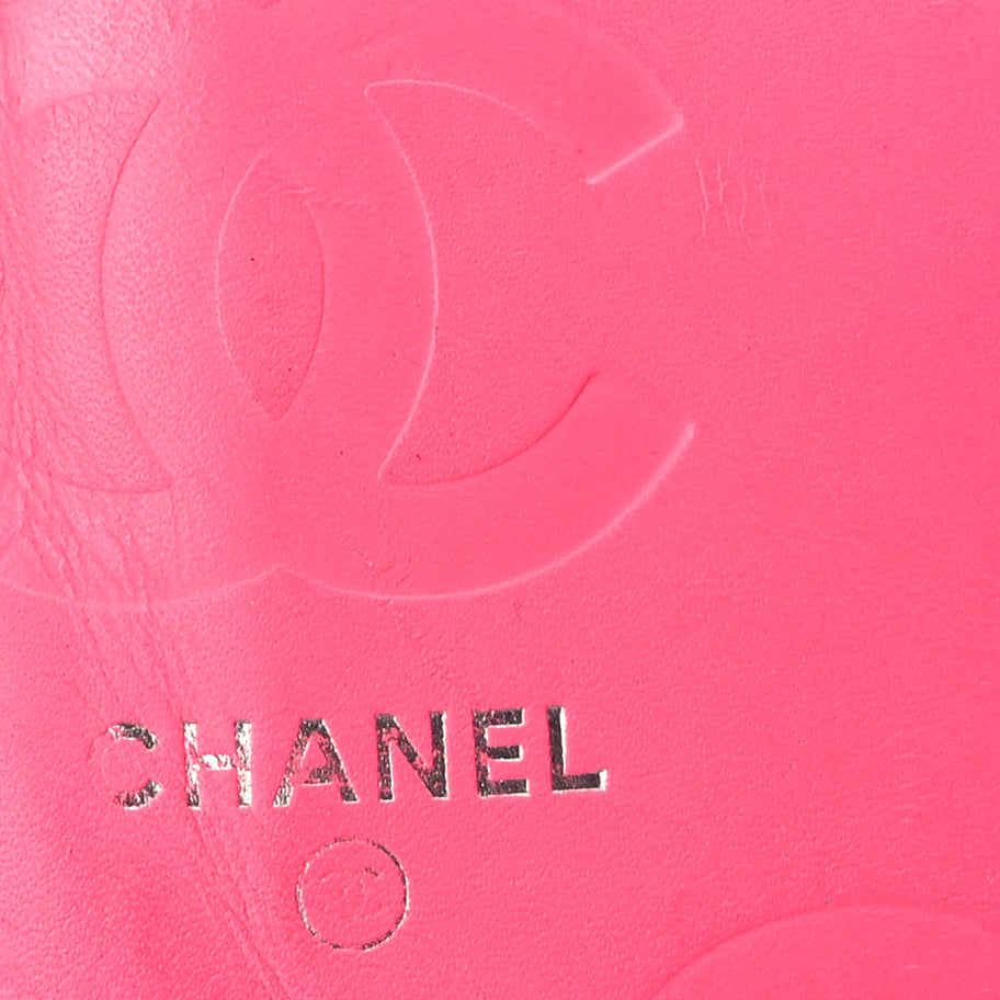 Chanel Calfskin Quilted Cambon Yen Wallet Black Image 7