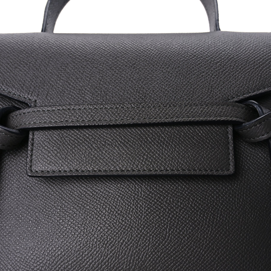 Celine Grained Calfskin Nano Belt Bag Grey Image 5