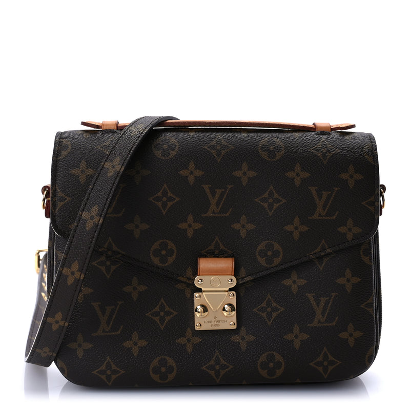  Louis Vuitton Monogram Pochette Metis Brown