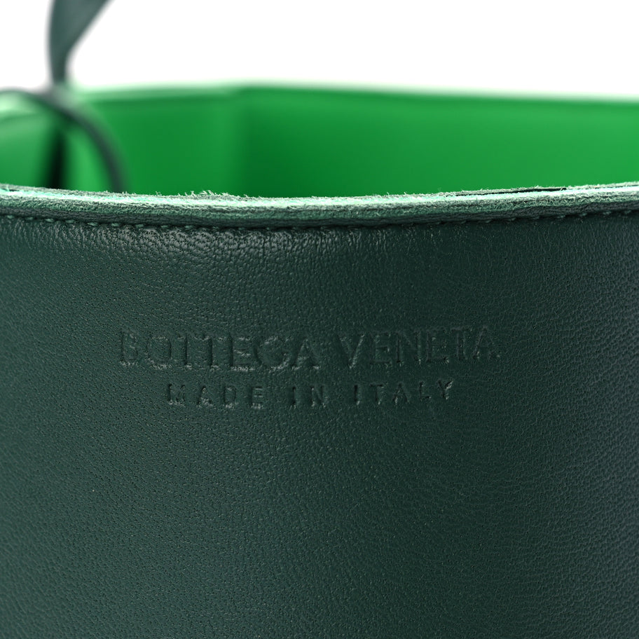 Bottega Veneta Calfskin Maxi Intrecciato Small Arco Tote Raintree Image 6