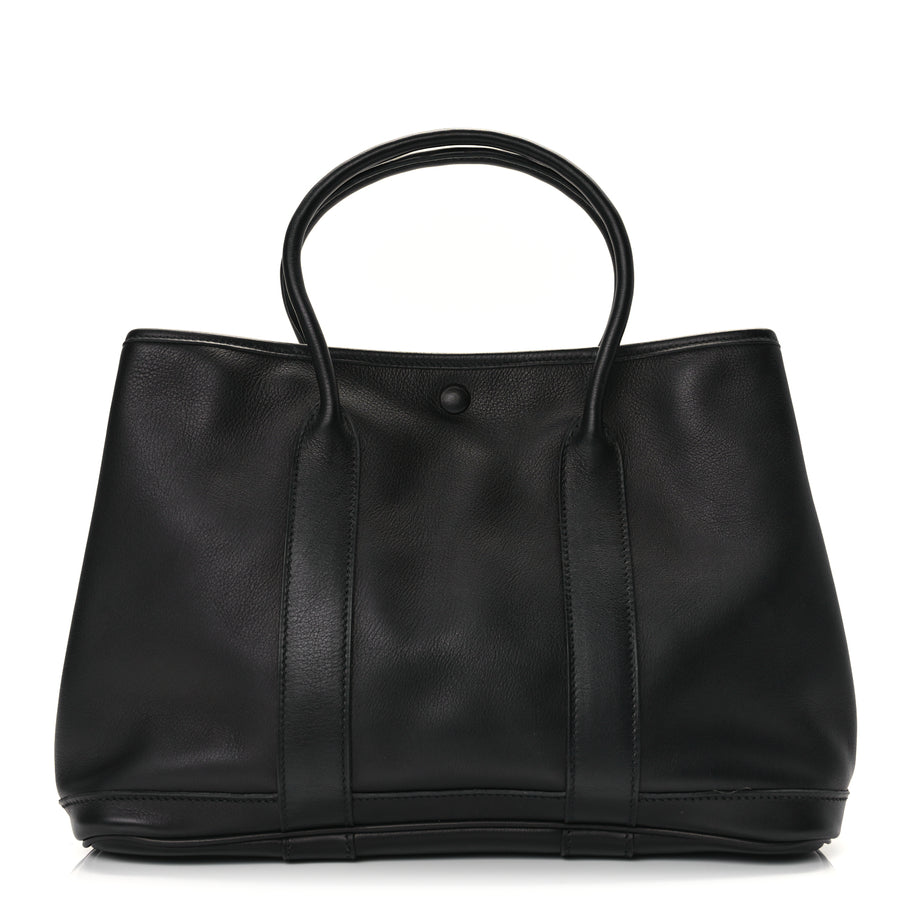 Hermes Swift Scattered Letters Twilly Garden Party 30 TPM Black Noir Image 1