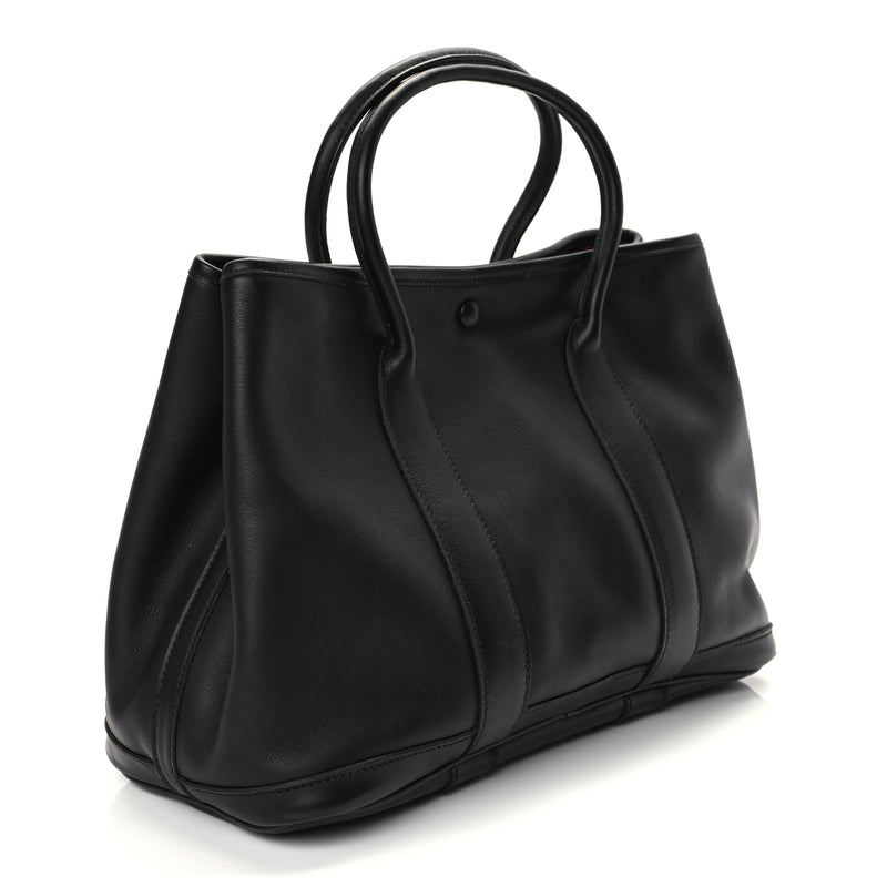  Hermes Swift Scattered Letters Twilly Garden Party 30 TPM Black Noir