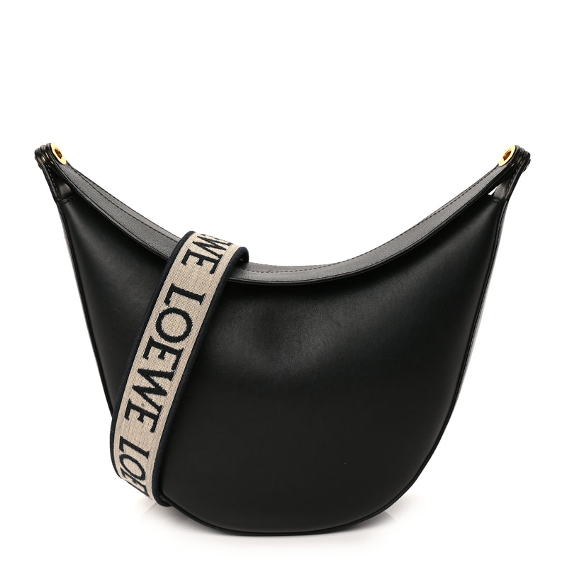  Loewe Satin Calfskin Jacquard Luna Bag  Black