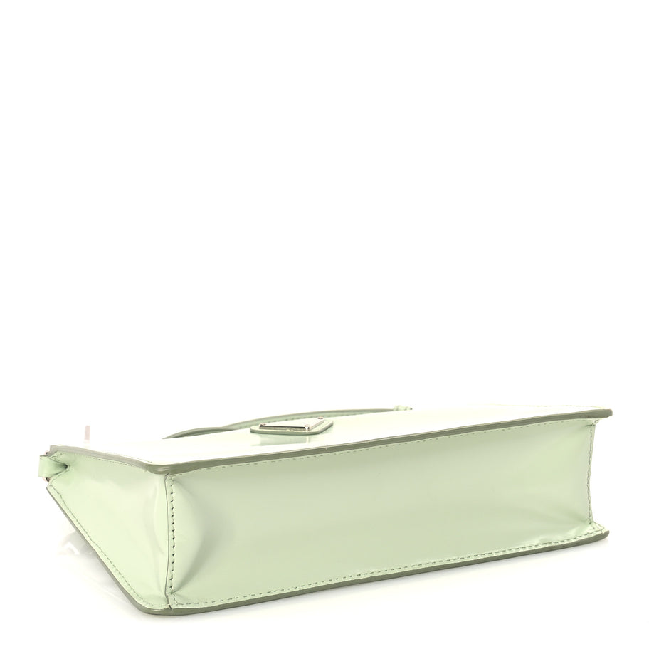 Prada Spazzolato Mini Shoulder Bag  Vert Olive Image 3