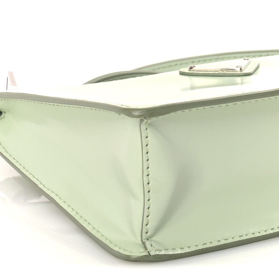 Prada Spazzolato Mini Shoulder Bag  Vert Olive Image 7