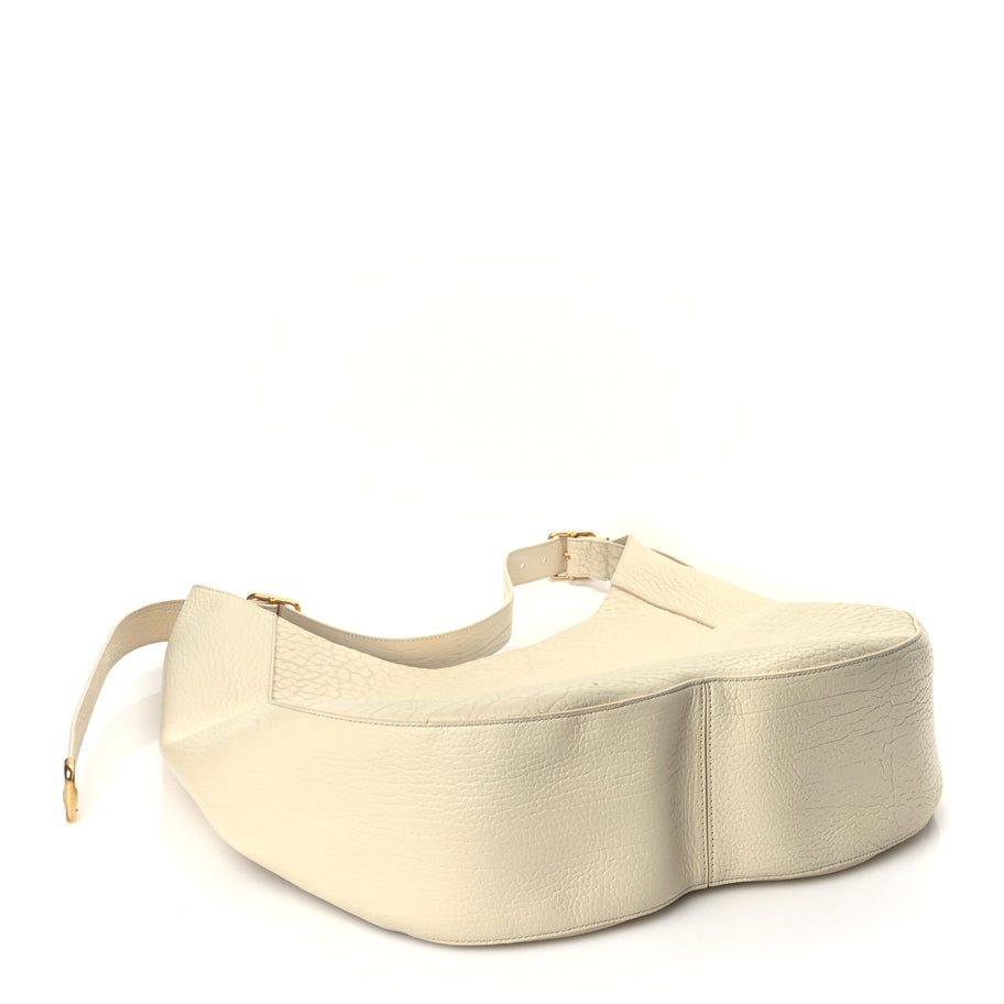 Burberry Signature Grain Extra Large Chess Shoulder Bag Pearl Image 3