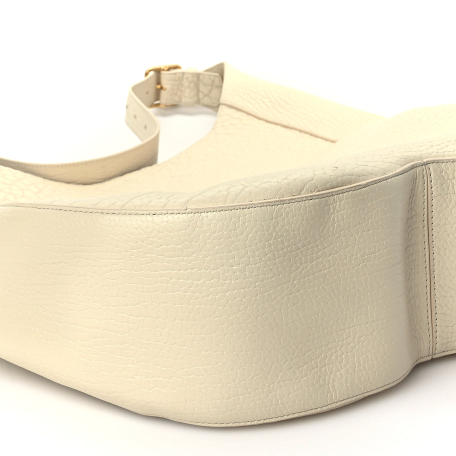 Burberry Signature Grain Extra Large Chess Shoulder Bag Pearl Image 7