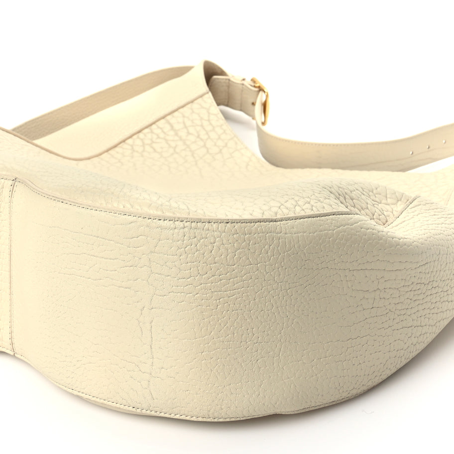 Burberry Signature Grain Extra Large Chess Shoulder Bag Pearl Image 8