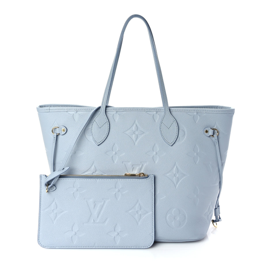 Louis Vuitton Empreinte Monogram Giant Neverfull MM Blue Hour Image 2