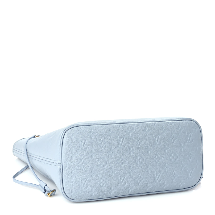 Louis Vuitton Empreinte Monogram Giant Neverfull MM Blue Hour Image 4