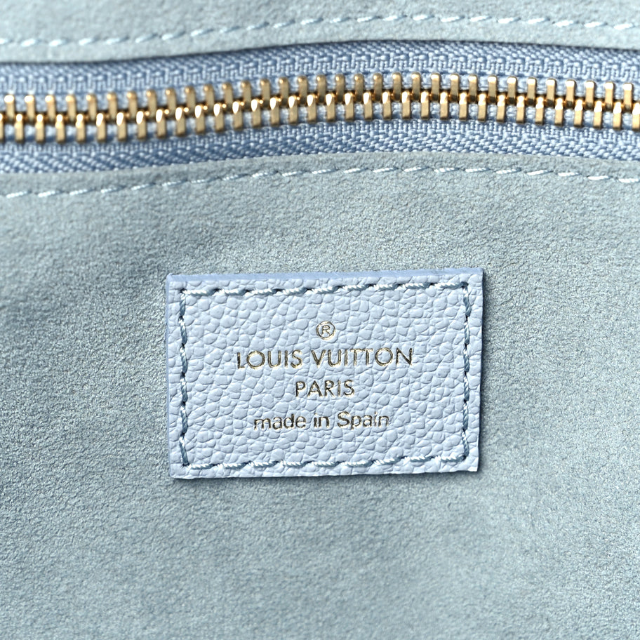 Louis Vuitton Empreinte Monogram Giant Neverfull MM Blue Hour Image 6