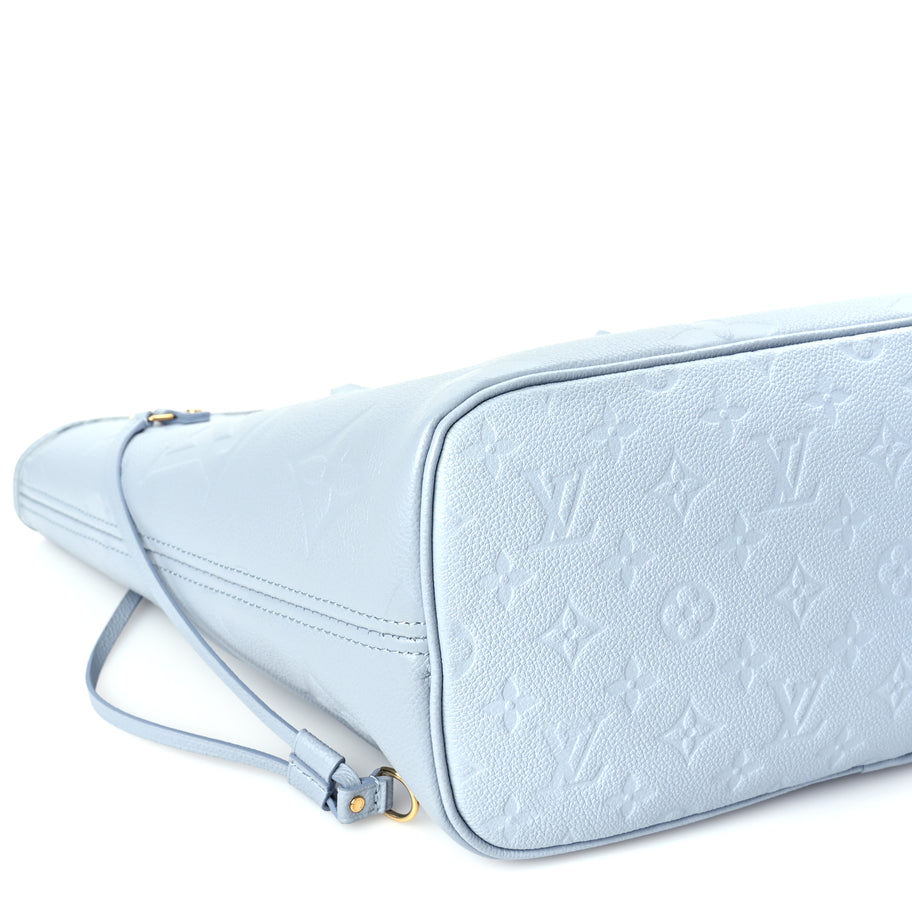 Louis Vuitton Empreinte Monogram Giant Neverfull MM Blue Hour Image 8