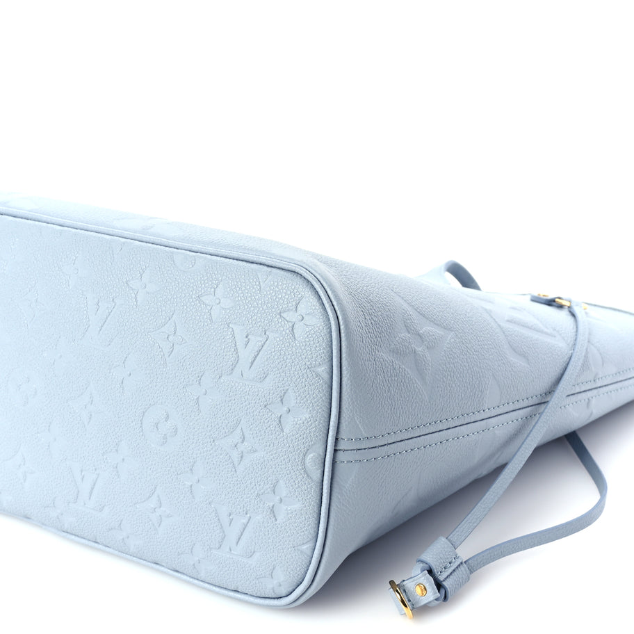 Louis Vuitton Empreinte Monogram Giant Neverfull MM Blue Hour Image 9