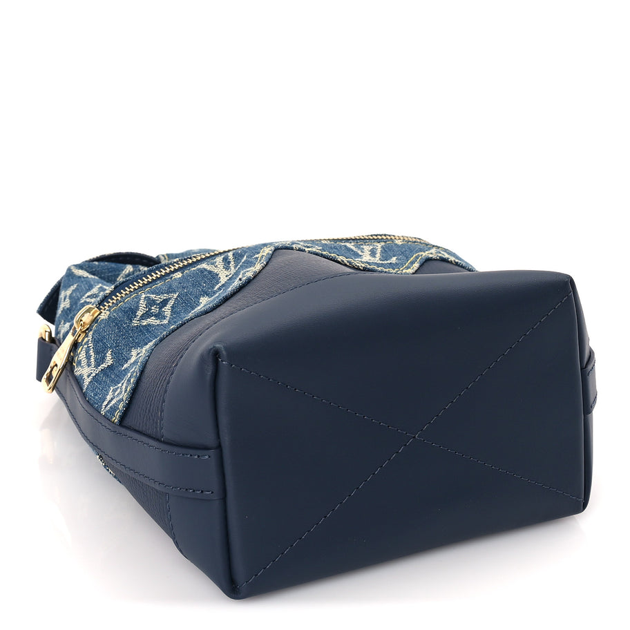 Louis Vuitton X NIGO Taurillon Monogram Denim Japanese Cruiser Blue Image 3