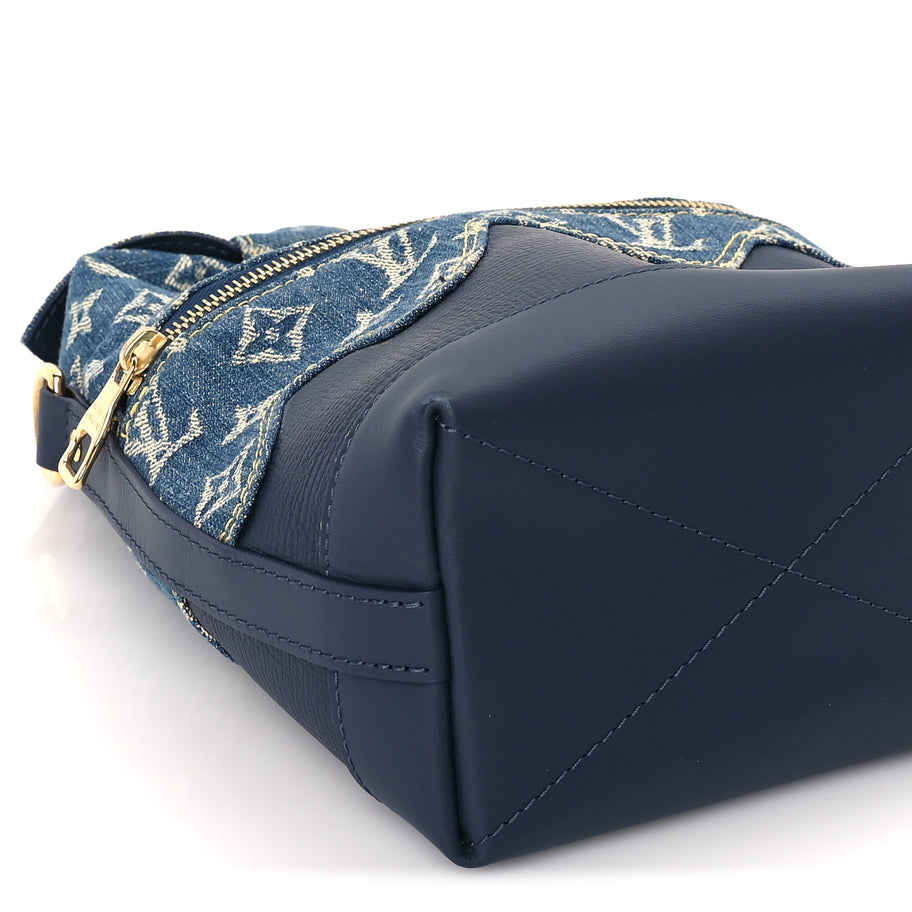 Louis Vuitton X NIGO Taurillon Monogram Denim Japanese Cruiser Blue Image 7