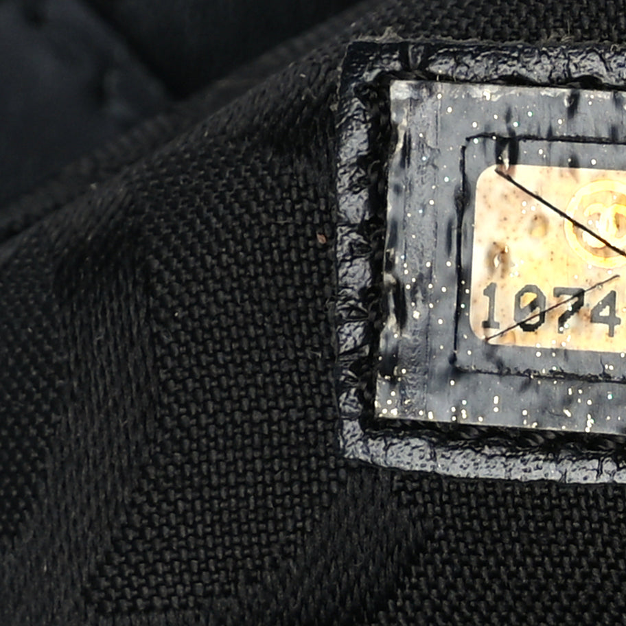 Chanel Straw Raffia Tote Black Image 6