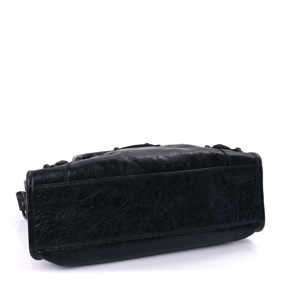 Balenciaga Agneau Arena Classic Hardware Small Le City  Black Image 3