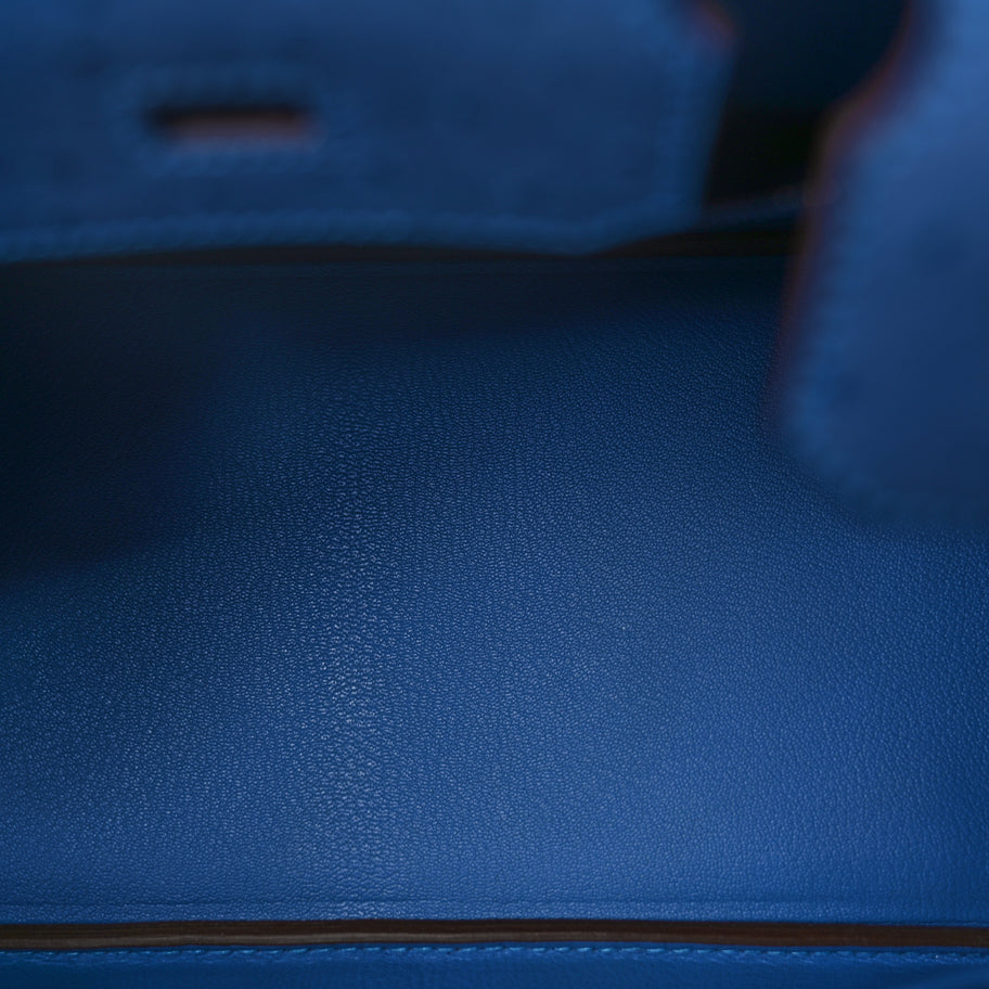 Hermes Ostrich Birkin 30 Mykonos Image 4