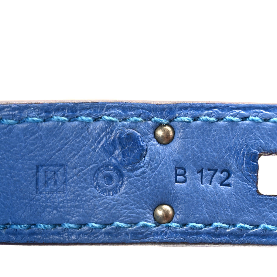 Hermes Ostrich Birkin 30 Mykonos Image 6