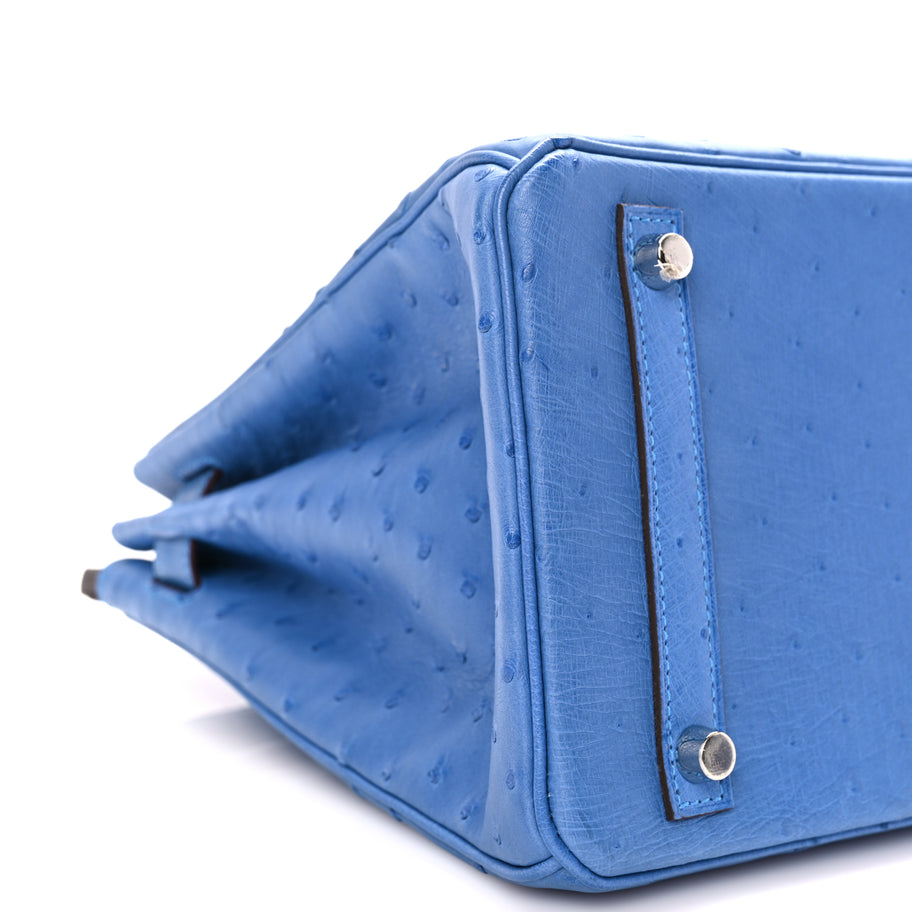 Hermes Ostrich Birkin 30 Mykonos Image 8