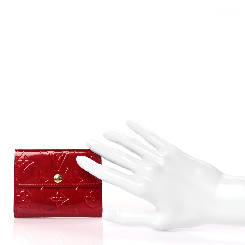  Louis Vuitton Vernis Ludlow Wallet Pomme D'Amour
