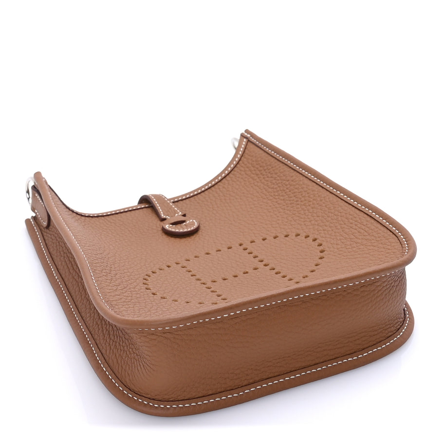 Hermes Taurillon Clemence Evelyne TPM Gold Image 3