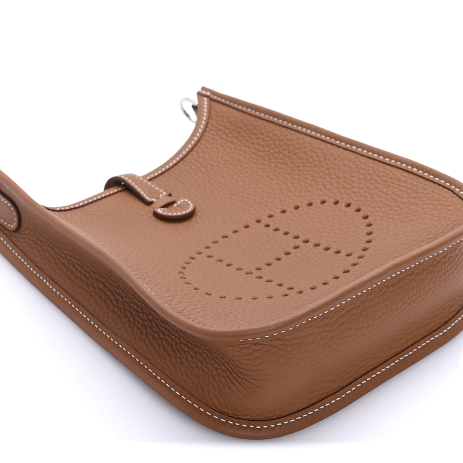 Hermes Taurillon Clemence Evelyne TPM Gold Image 7