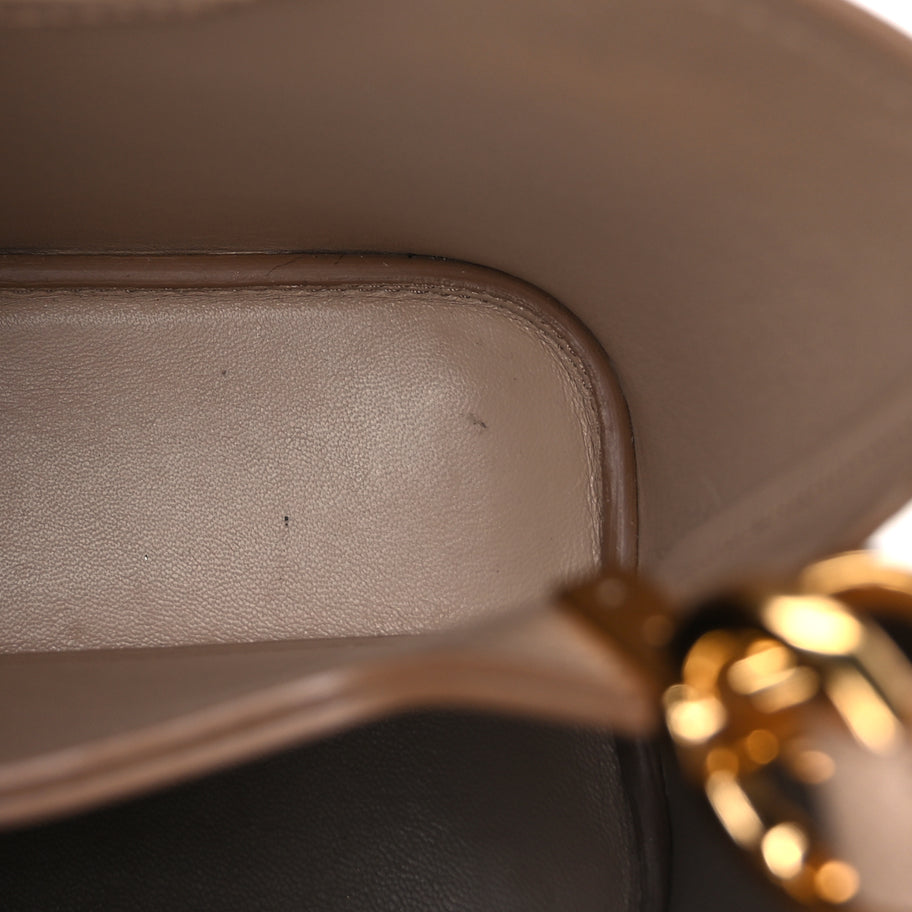 Prada Saffiano Cuir Calfskin Small Panier Bucket Bag Cipria Image 4
