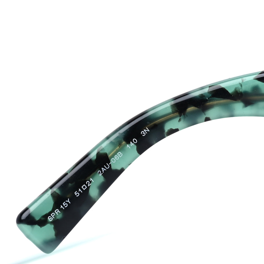 Prada Acetate Symbole Sunglasses SPR 15Y Tortoise Green Image 5