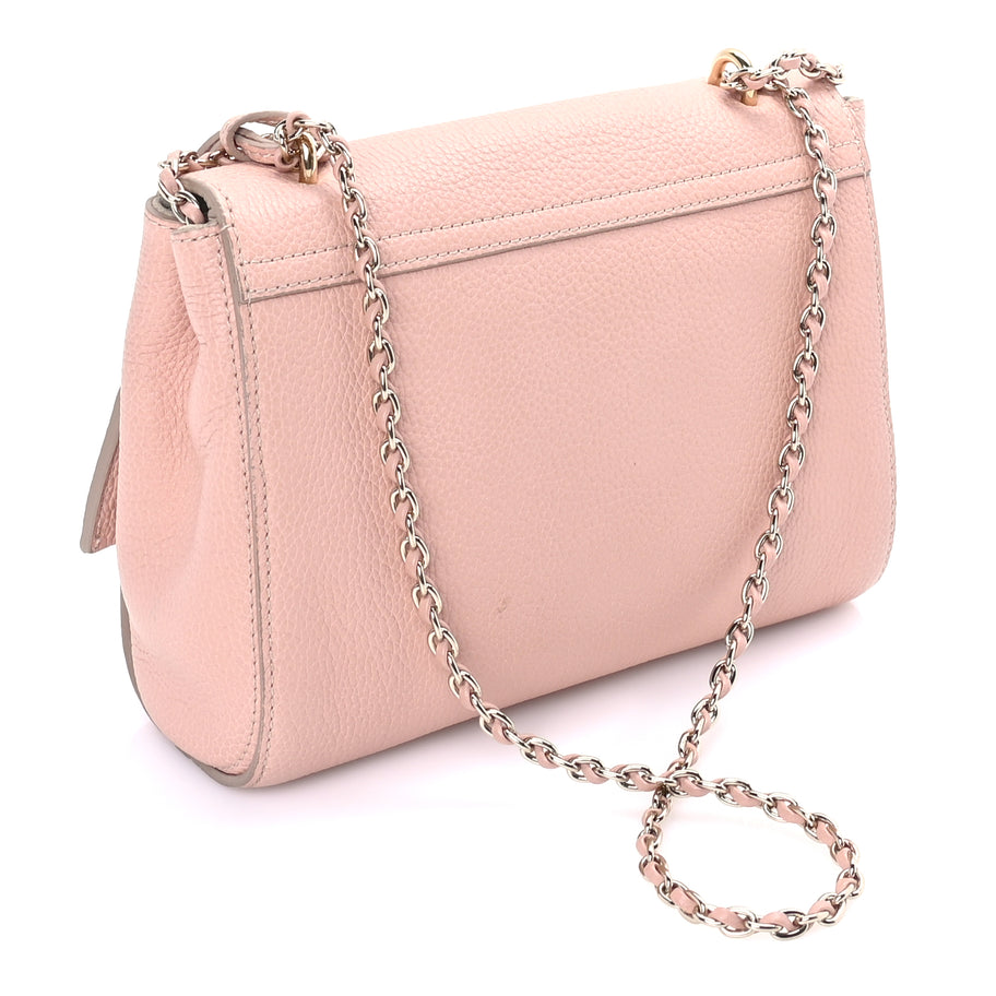 Mulberry Small Classic Grain Calfskin Small Lily Flap  Light Salmon Image 2