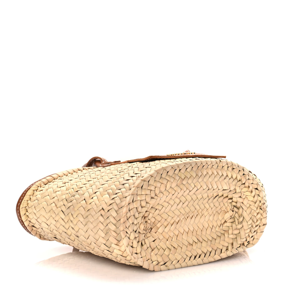 Jacquemus Jacquemus Raffia Le Petit Panier Soli  Light Brown Image 3