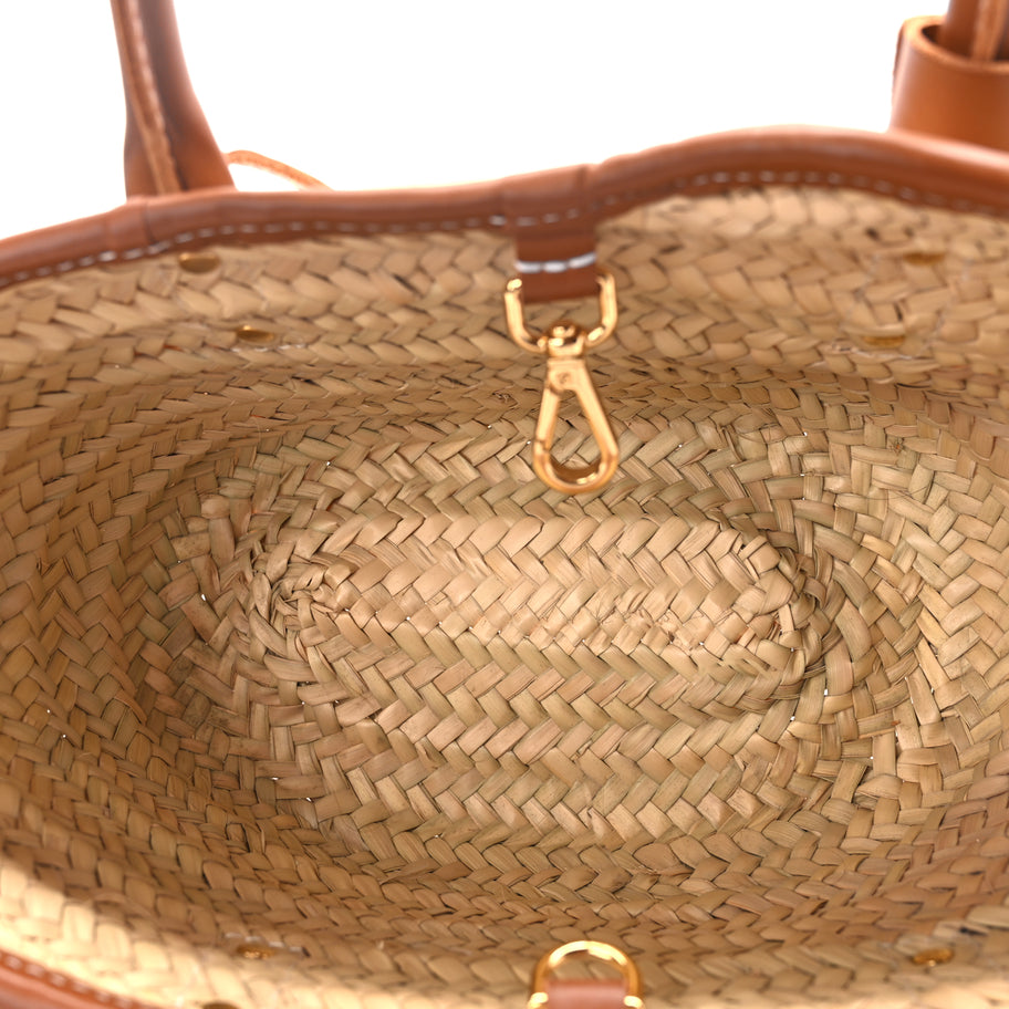 Jacquemus Jacquemus Raffia Le Petit Panier Soli  Light Brown Image 4