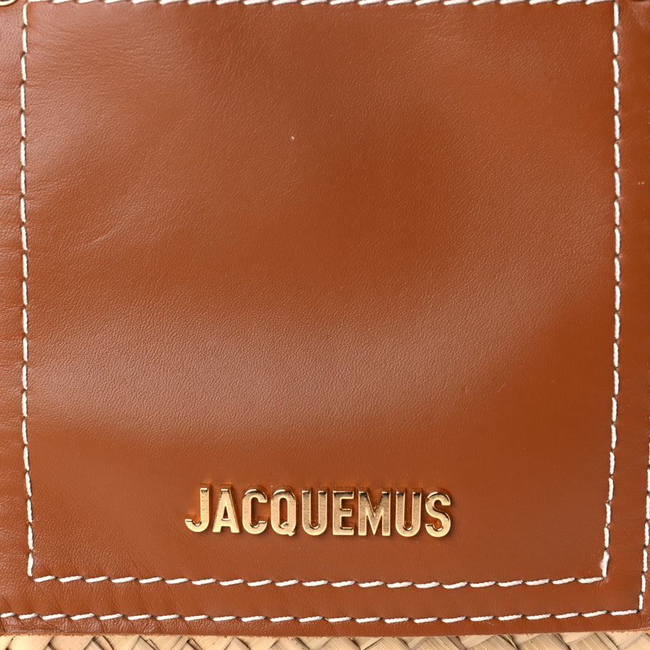 Jacquemus Jacquemus Raffia Le Petit Panier Soli  Light Brown Image 6