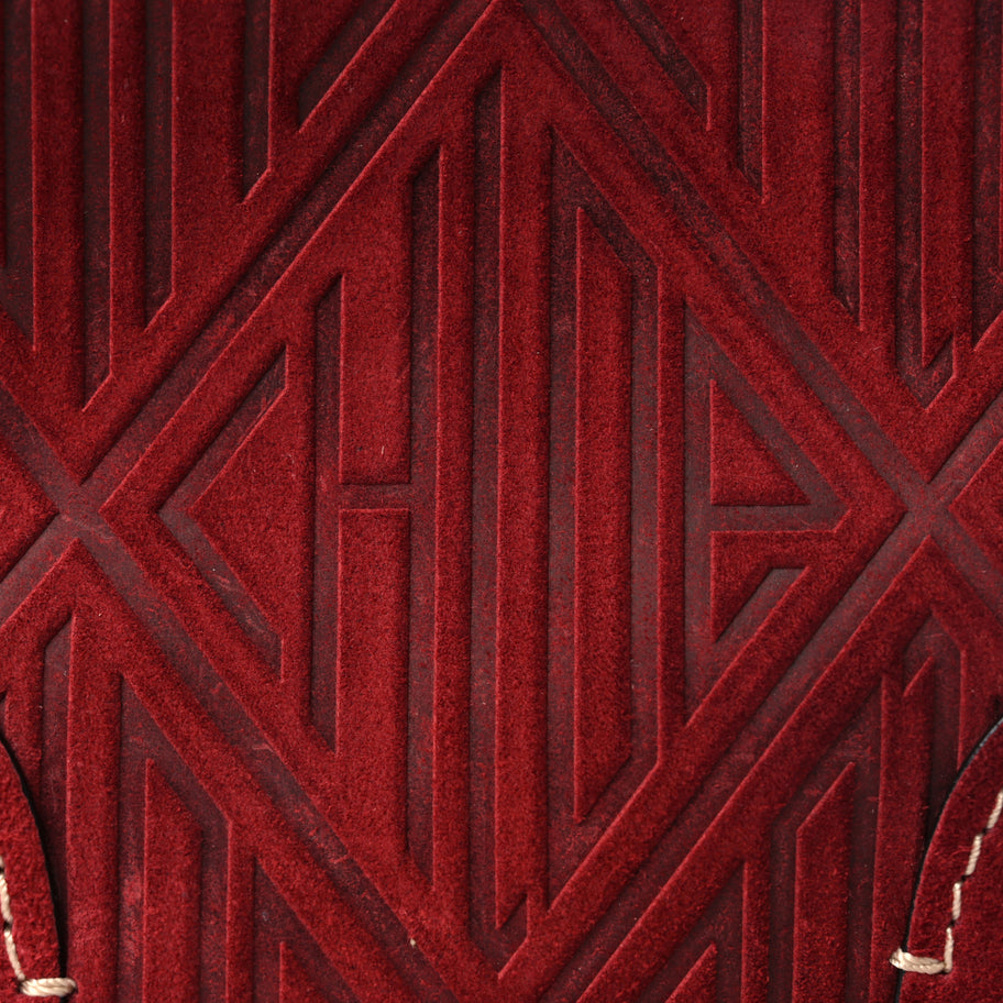 Chloe Suede Mini Daria Chain Bag Red Image 6