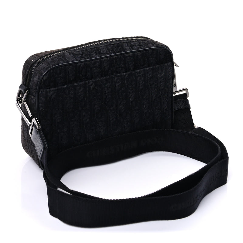  Christian Dior HOMME Oblique Safari Messenger Black