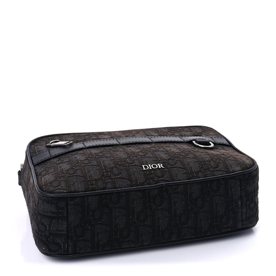 Christian Dior HOMME Oblique Safari Messenger Black Image 3