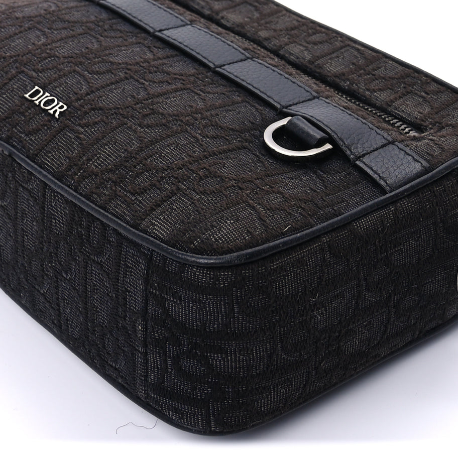 Christian Dior HOMME Oblique Safari Messenger Black Image 7