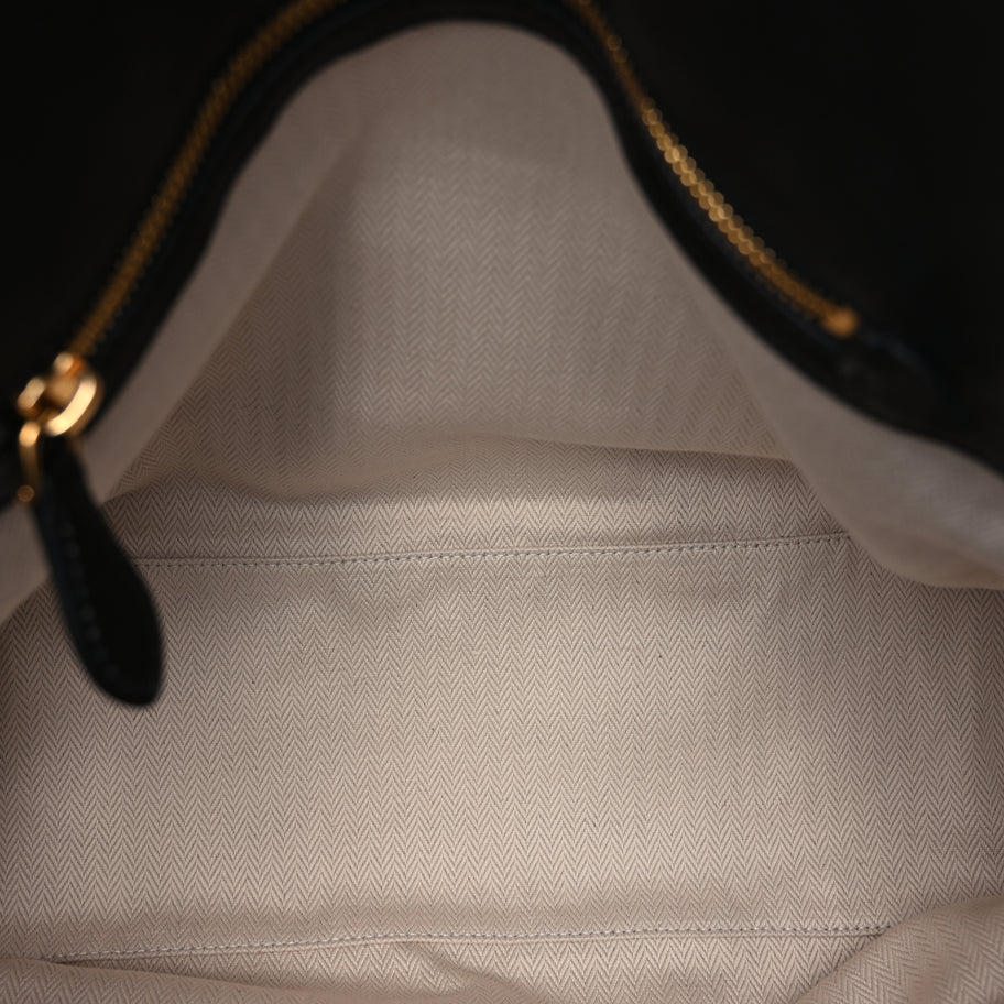 Miu Miu Nappa Medium Aventure Bag  Black Image 4