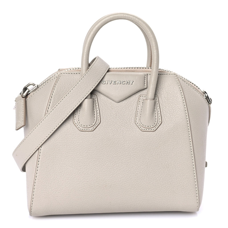  Givenchy Sugar Goatskin Mini Antigona Natural