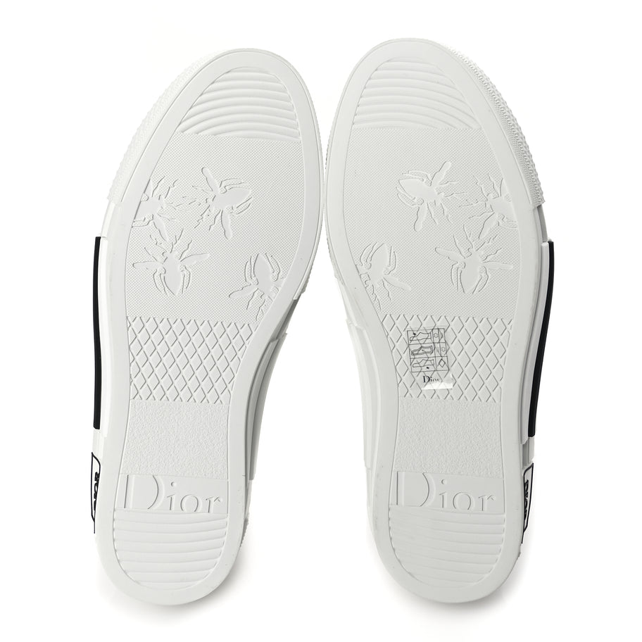 Christian Dior Technical Canvas Oblique Oblique Mens B23 Low Top Sneakers 40 White Image 6