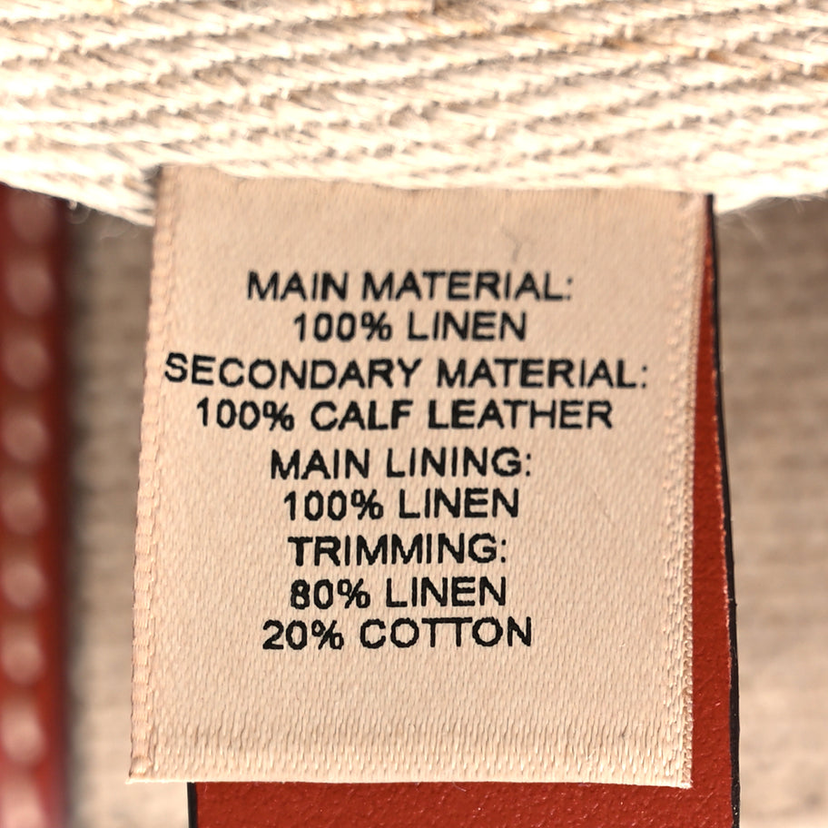 Chloe Cotton Calfskin Mini Woody Ribbon Tote White Brown Image 7