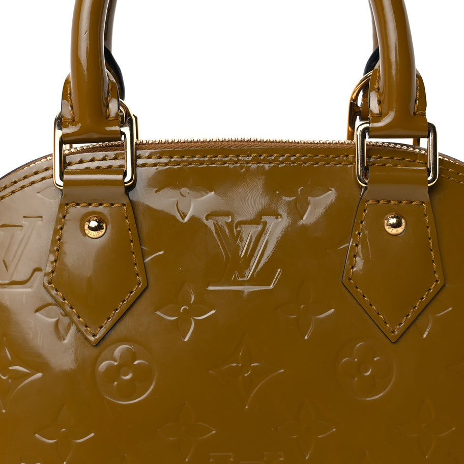 Louis Vuitton Vernis Alma BB  Vert Olive Image 6