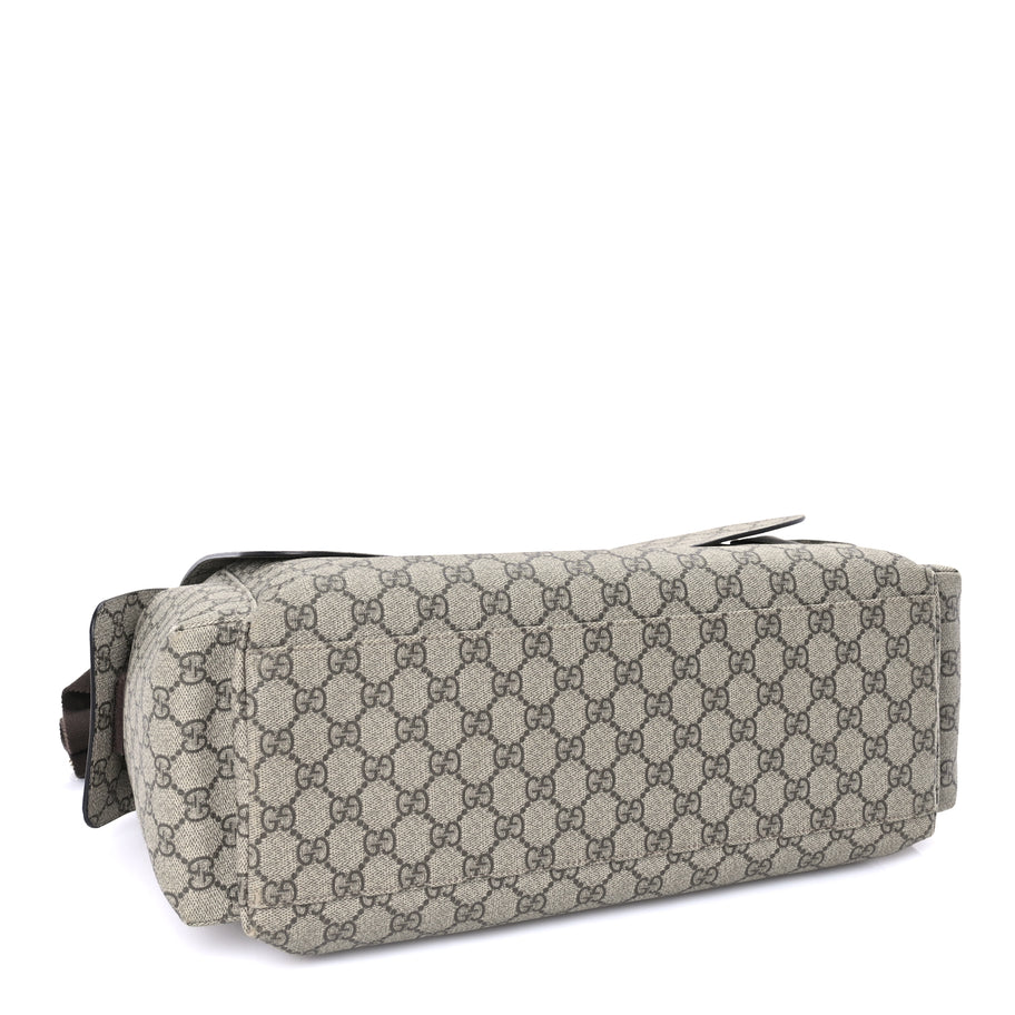 Gucci GG Plus Monogram Messenger Diaper Bag  Dark Brown Image 3