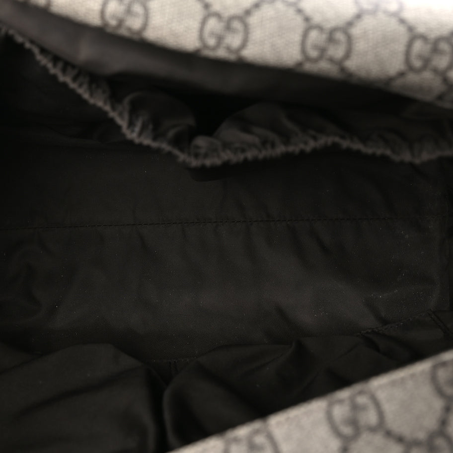 Gucci GG Plus Monogram Messenger Diaper Bag  Dark Brown Image 4