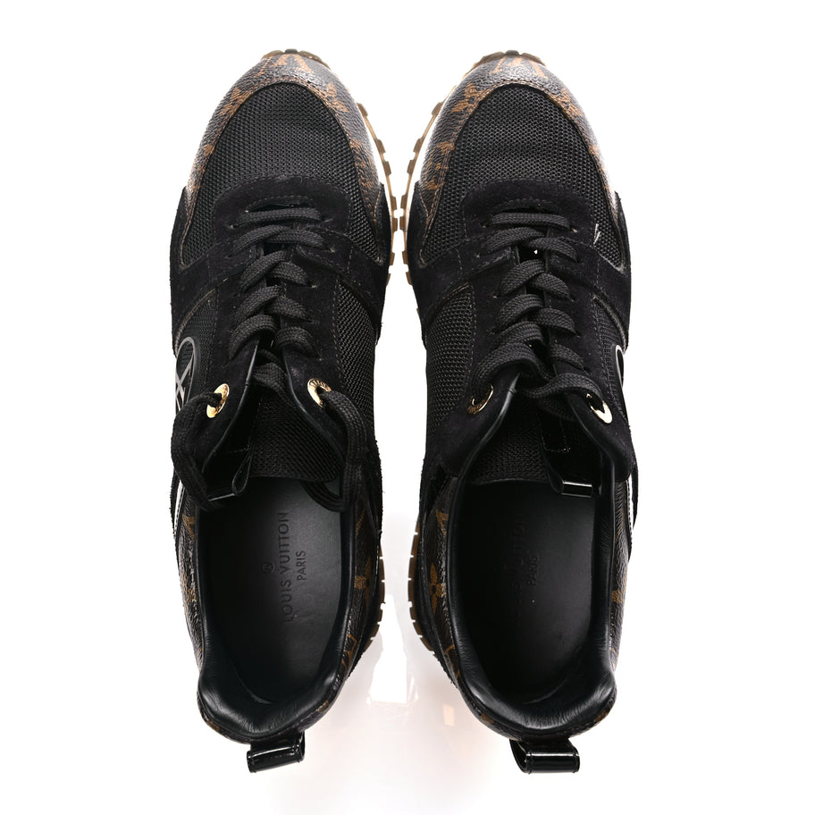 Louis Vuitton Suede Monogram Run Away Sneakers 36.5 Image 2