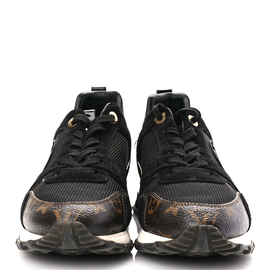 Louis Vuitton Suede Monogram Run Away Sneakers 36.5 Image 3
