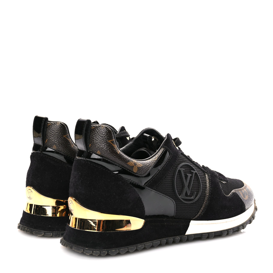 Louis Vuitton Suede Monogram Run Away Sneakers 36.5 Image 5