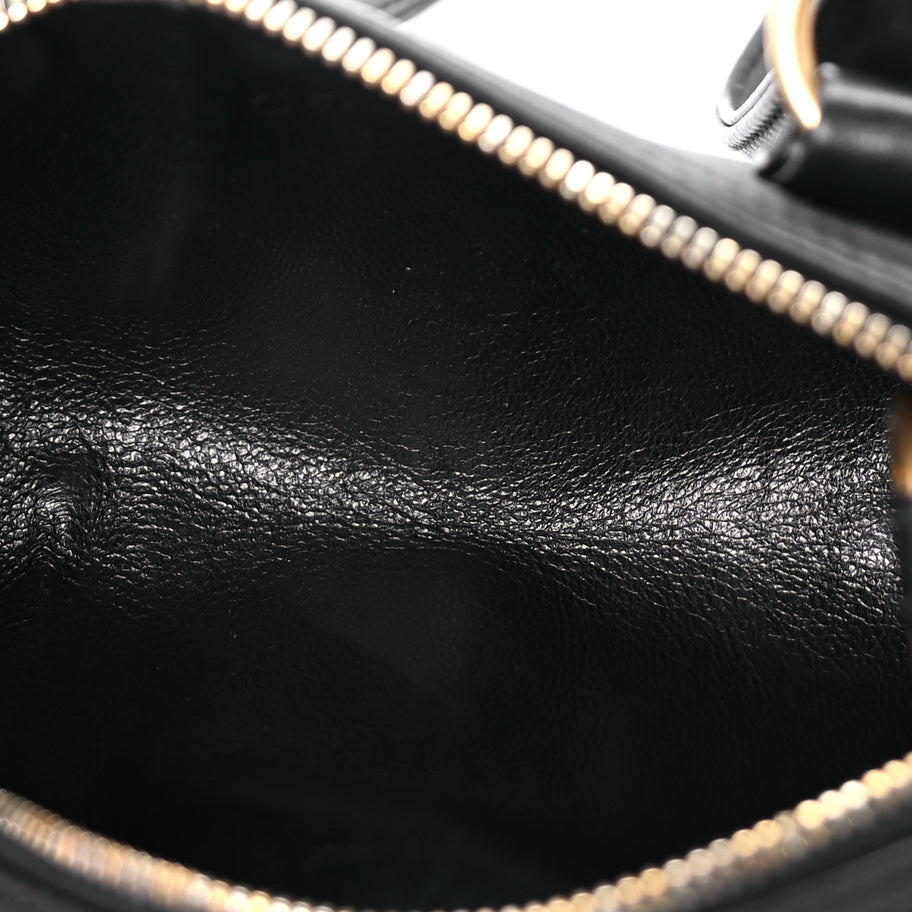 Chanel Lambskin Studded CC Barrel Bag Black Image 4